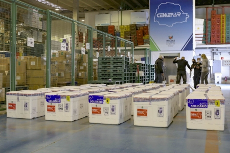 Paran receber mais 649.420 vacinas contra a Covid-19 nesta semana